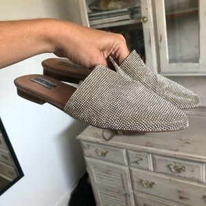 Steve Madden sparkle mules